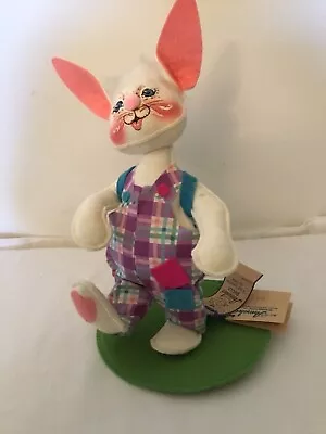 Vtg Annalee Mobilitee Doll Easter Egg Hunt Bunny Rabbit 10” • $29.99