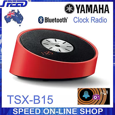 Yamaha TSX-B15 Bluetooth Speaker - Clock Radio Speaker - (RED Colour) • $129
