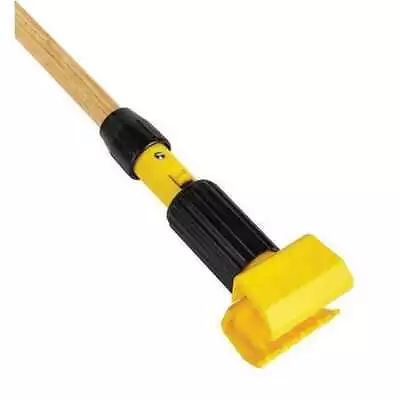 Rubbermaid Commercial Fgh216000000 60  Clamp On Wet Mop Handle Wood • $19.35