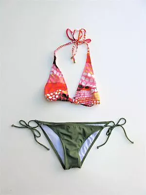 O'Neill String Bikini Bottoms X Milly Cabana String Bikini Triangle Top  XS / P • $32