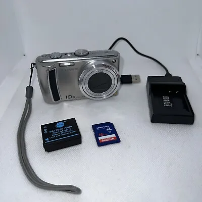 Panasonic Lumix DMC-TZ4 8.1MP Digital Camera Tested + Battery Charger & 16GB SD • £60