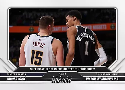 2023/24 NBA Panini Instant #474 NIKOLA JOKIC / VICTOR WEMBANYAMA PRESALE • $7.49