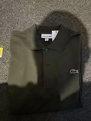 Lacoste Unisex Polo Classic Fit Size M • $50