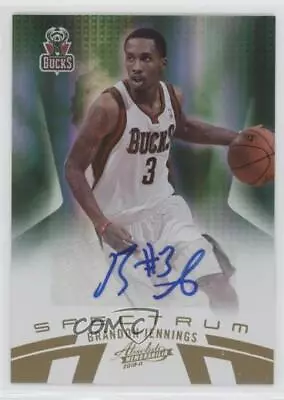 2010-11 Absolute Memorabilia Gold Spectrum Auto /99 Brandon Jennings #16 Auto • $11.52