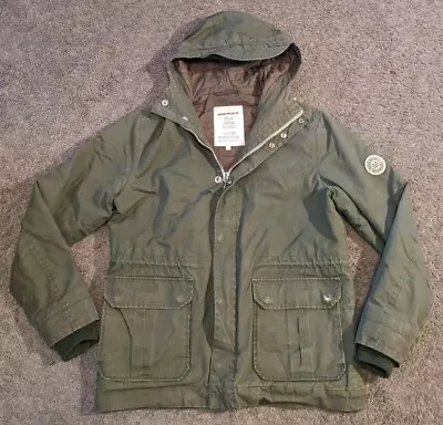 Men's Norse Project Copenhagen Bergen Duffel Coat Jacket Green N55-0020 Small • $29.99