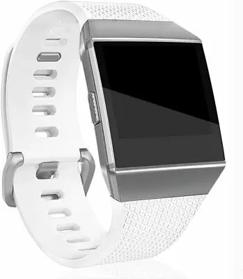 $34.16 • Buy Band Silicone Wristband, Adjustable Straps For Fitbit Ionic Tracker(Small,White)
