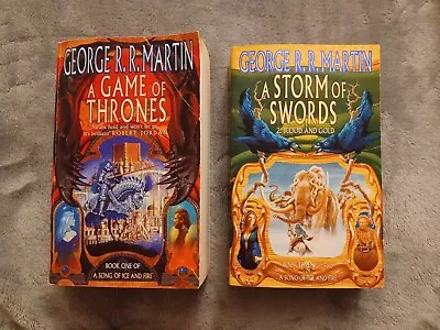 A Game Of Thrones Storm Of Swords RARE UK Voyager PB Editions 1997 1st Printings • $75