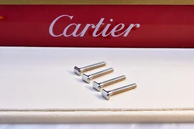 Cartier Big C Decor Rimless Screws Sunglasses Eyeglasses Lunettes Silver Wood • $71.99