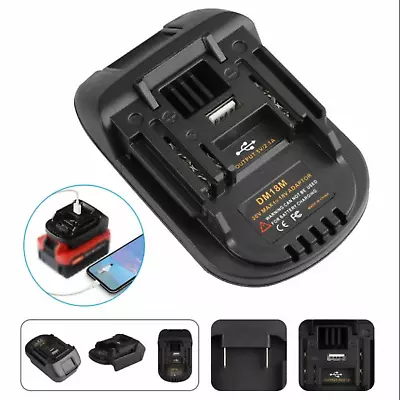 ABS DM18M Battery Adapter For Dewalt 20V For Milwaukee 18V For Makita 18V • $12.99