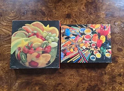 2 Vintage Springbok Puzzles - Tools Of The Trade & A Fruitful Experience 500 Pc • $25