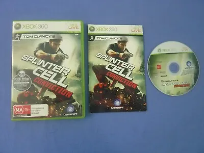Tom Clancy's Splinter Cell Conviction XBOX 360 Tested Working Complete + Manual • $7.85