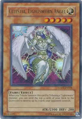 1Celestia Lightsworn Angel - LODT-EN024 - Ultra Rare Unlimited New Light • $4.49