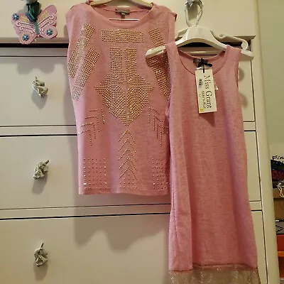 Miss Grant Girls 7Y Sequins Embellished Tshirt Girls     • $19