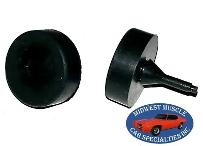 55-67 GM Buick Oldsmobile Rubber Trunk Lid Rear Deck Bumpers Bump Stop 2p A • $8.17