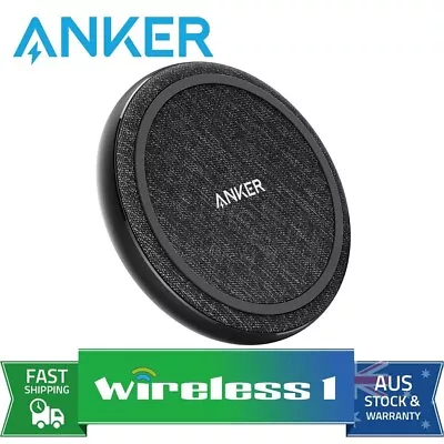 $69 • Buy Anker PowerWave Sense Pad 15W Qi Wireless Charger - Black Fabric