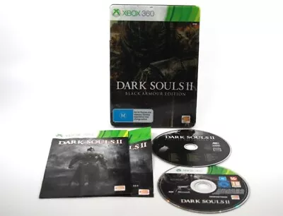 Dark Souls II - Black Armour Edition Collectors SteelBook - Xbox 360 COMPLETE • $71.99