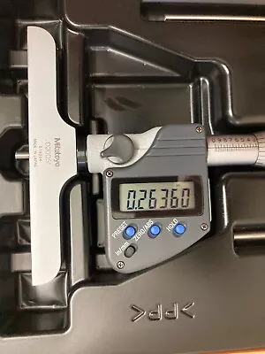 Mitutoyo Series 329 Digital Depth Micrometer 0-6  • $600