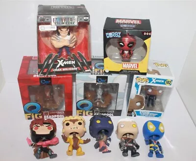 Marvel Collection Q Fig Funko X-Men Deadpool Action Figures  • $70