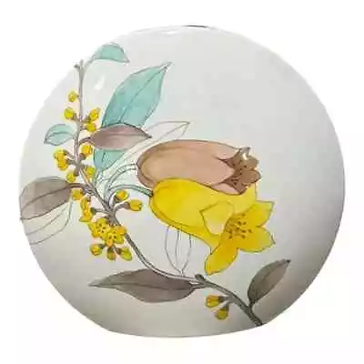 Mikasa Cinderella Lily Flower Bone China Circular Vase FujiKaki Narumi Japan • $16.99