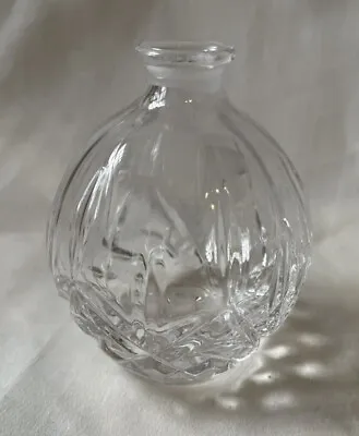 Vintage Cut Glass Crystal Perfume Bottle No Stopper • $8.93