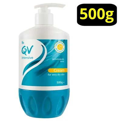 QV Intensive Cream 500g Pump For Very Dry Skin 24 Hour Moisturisation Ego • $20.76