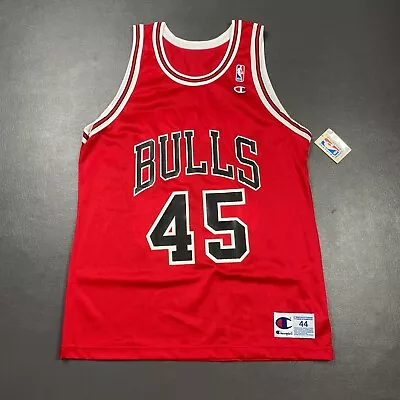 100% Authentic Michael Jordan Vintage Champion 94 95 #45 Bulls Jersey Size 44 • $199.75