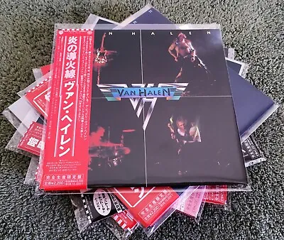 Van Halen * Japan Mini LP CD * 6 Titles * HDCD * David Lee Roth * NEW/SEALED • $400