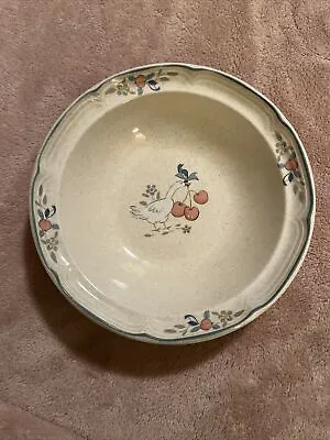 Marmalade By International China ~ Soup / Cereal Rimmed Bowl ~ Geese Flowers • $5