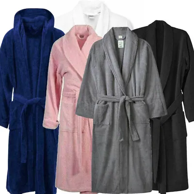 £20.99 • Buy Luxury Egyptian Cotton Bath Robe Towelling Dressing Gown Velour Terry Towel Soft