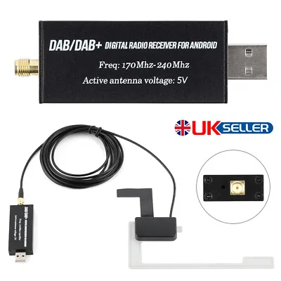 Digital DAB / DAB+ Radio Adapter Box Receiver ONLY FOR Android Car Stereo Radio • £25.95