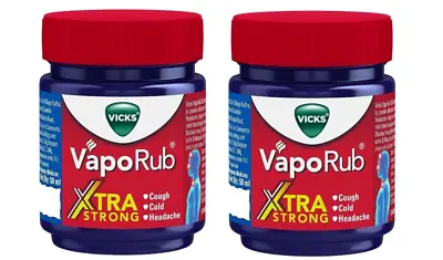 Vicks Xtra Strong Vapo_Rub_ Strong Oitment 50ml (Pack Of 2) • $16.99