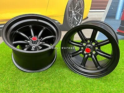 15 Inch 4X100 WATANABE JR19 Style 9J + 10.5J Wheels For Miata MX-5 JDM Rims BL • $1669.58