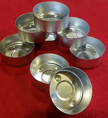 100 Aluminum Tealight Cups Metal Containers • $12.50