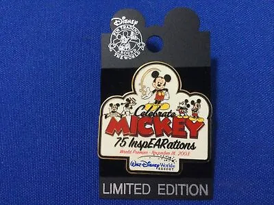 Disney Pin WDW Celebrate Mickey Mouse 75 InspEARations - November 18 2003 • $12.50