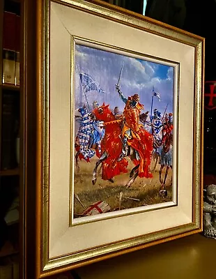 Robert The Bruce At Bannockburn 2009 Quality Print In Antique Frame * Braveheart • $94.99