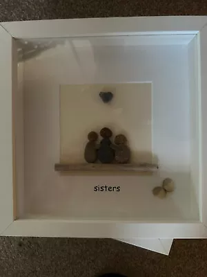 £12 • Buy Pebble Art Picture  “sisters”