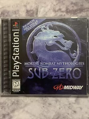 Mortal Kombat Mythologies Sub Zero PS1 Complete CIB Sony PlayStation 1 • $49.95