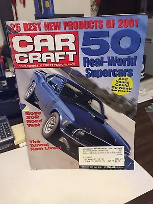 CAR CRAFT FEBRUARY 2001 ‘70 Boss 302 Mustang 1979 Chevy Malibu • $3.99