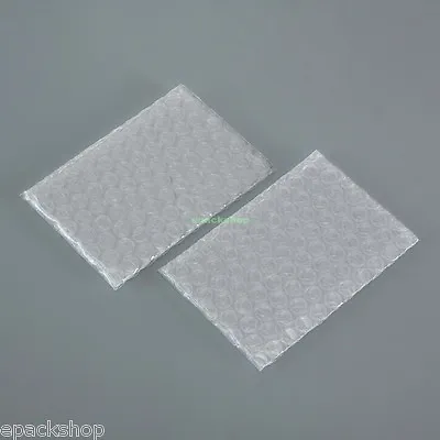 20 Clear Plastic Bubble Pack Cushioning Packing Pouches Bag 3  X 5 _80 X 125mm • $4.57