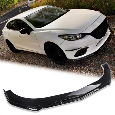 For Mazda 3 Axela MX 3 5 6 2014-2023 Front Bumper Lip Spoiler Boby Kits Splitter • $89.07