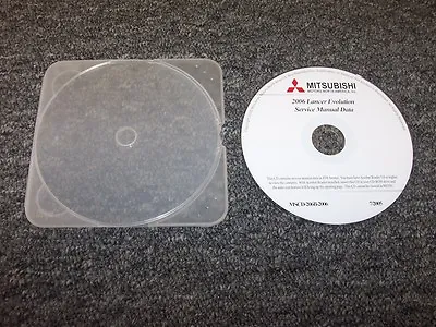 2006 Mitsubishi Lancer Evolution Evo Shop Service Repair Manual DVD SE RS IX MR • $111.30