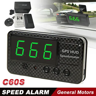 £20.99 • Buy Universal Digital Car GPS Speedometer Speed Display KM/h MPH For Car Motorcycle