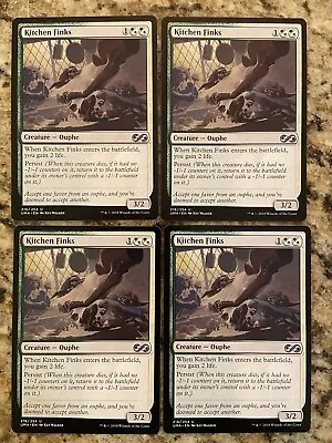 $4.99 • Buy Mtg Kitchen Finks X4 Play Set. Ultimate Masters. In Mint/nm Condition!!!