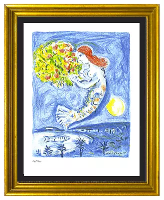 Marc Chagall  Bay Of Angels  Signed & Hand-Numbered Ltd Edition Print (unframed) • $99.99