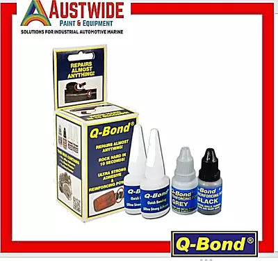 Q-bond Small Plastic Repair Kit System Bonding Glue • $44.50