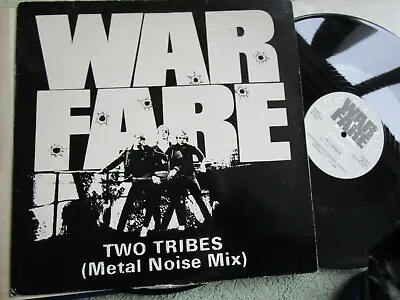Warfare Two Tribes (Metal Noise Mix) Neat Records NEAT 45 UK 12  Single Vinyl • £16.69