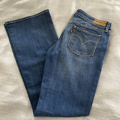 Levi's Denim Slight Curve Classic Boot Cut Jeans Women's 6/28 • £12.35