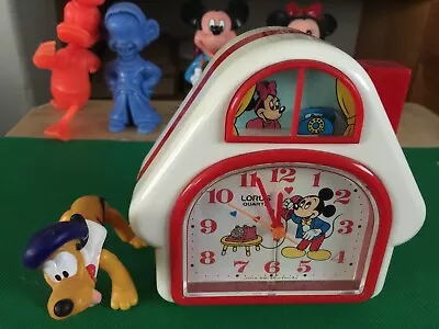 Vintage Walt Disney Mickey Mouse Wall Clock Lorus Quartz Japan NOT TESTED AS/IS • $25.99