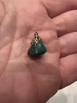 Vintage Stone Malachite? Turquoise? Pendant For Necklace Or Bracelet • $3.99