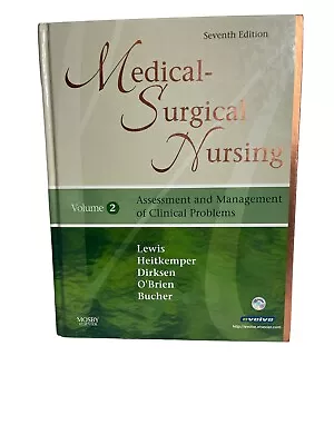 Medical-Surgical Nursing Vol 2 Assessment And Management Of Clinical Problems 7E • $10